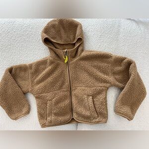 Old Navy Girls Fleece Sherpa Zip-Up Hoodie Size 6/7 (S)